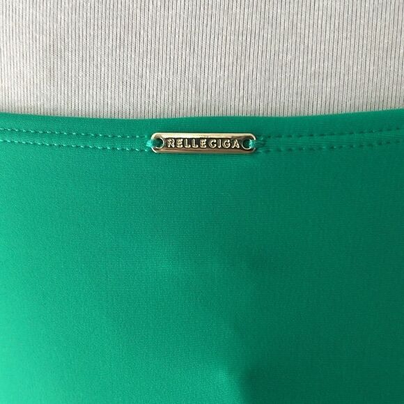 RELLECIGA Tummy Control Swimwear Strapless One Piece Swimsuit Ruched Swimsuit - Picture 7 of 14